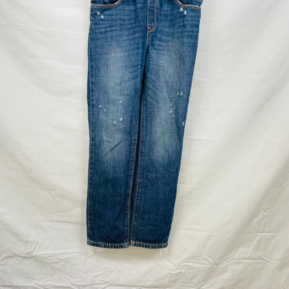 Old Navy Distressed Kids Denim Overalls Size XL (12) - Picture 3 of 16